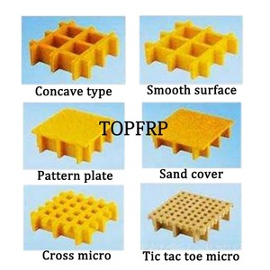 防滑玻璃钢玻璃纤维模制地板格栅 - Product Image 5