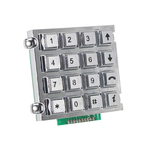 Public Domain Equipment System <strong>Numeric</strong> Keypad <strong>Rs232</strong> Telephone Entry Led Metal Braille Keypad - Product Image 6