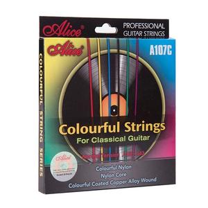 AC107C Color Classical Guitar <strong>String</strong> Set - Fully Crafted (Standard Tension) - Product Image 1