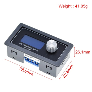 Signal Generator <strong>PWM</strong> Pulse Frequency Duty Cycle Adjustable Module LCD Display 1Hz-150Khz 3.3V-30V <strong>PWM</strong> Board Module Hand knob - Product Image 6