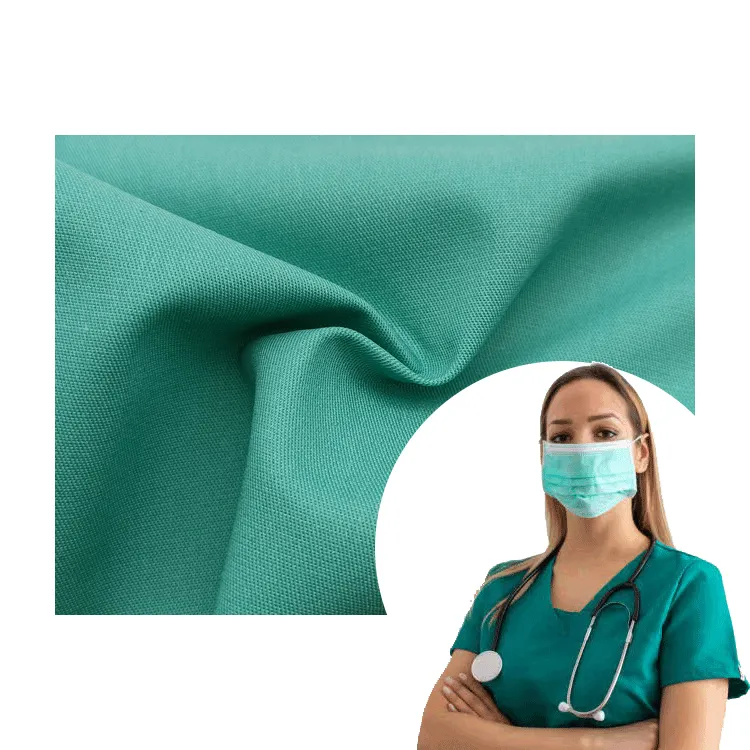 Mizuda tecido elástico anti bactérias, uniforme de venda quente anti bactérias tecido para scrubs, conjuntos de cuidados fácil e livre