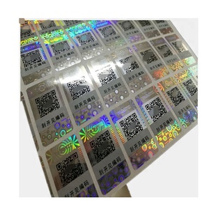 Custom design un uso di volta fragile QR codice 3D ologramma adesivo - Product Image 6