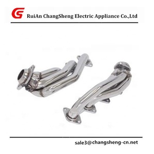 หัวเหล็กกล้าไร้สนิมสำหรับ Mustang GT 2005-08 4.6L V8ใหม่ - Product Image 1