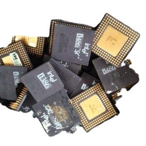 Processador cerâmico cpu recuperação de ouro, arranhões de processador