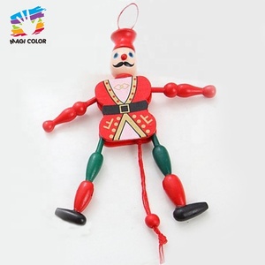 Customize Handmade Puppet Hanging Wooden Pinocchio <strong>Marionette</strong> With String W02A058F - Product Image 2