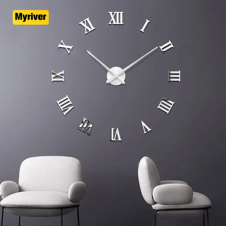 Myriver-horloge murale numérique Double face, en acrylique, forme d'amour, sans cadre, Diy, avec baromètre et thermomètre, cadeau de Promotion, nouvelle collection