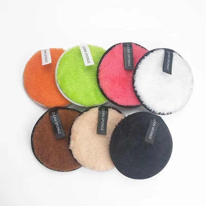Hot Sell Herbruikbare Microfiber Make-Up Verwijderaar Doek Reiniging Gezicht Wasbare Make-Up Remover Pads