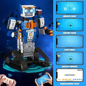 Çocuk inşa kodu Robot bilim proje kiti kök app-kontrol kodlama marş Robot oyuncak çocuklar için 8 + yaş meydan