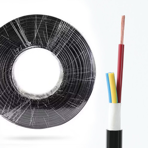RVV2 3 çekirdekli 4-çekirdekli güç kablosu 1/1.5/2.5/4 Sq. mm bakır kılıflı kablo alev geciktirici refrakter yumuşak güç kaynağı - Product Image 4