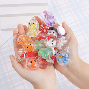 סגנון חדש הסיטונאי squishy צעצוע חג המולד מיני כדורי לחץ מין כדורי הלחץ tpr פידג 'ט צעצועים מים מתח להקל על כדור לחץ