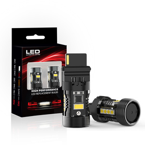Lanceko Canbus หลอดไฟ LED CB7ขนาด3156 P27W, มีไฟสัญญาณเลี้ยว28W 2500LM ไม่มีไฟไฮเปอร์แฟลชสำหรับรถยนต์รถจักรยานยนต์ - Product Image 1