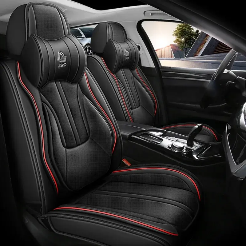 9D Autos itz bezüge Four Seasons Universal Leather Fashion Design Kunden spezifischer Autos itz bezug Full Five Seats
