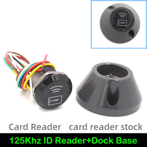 Wiegand 26/34bit impermeable IP67 Mini lectores de tarjetas de control 125KHZ EM4100 RFID 13,56 MHz HF MF IC lector de tarjetas - Product Image 6