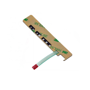 Teclado con interruptor de membrana de domo de polietileno, personalizado, con retroiluminación led, 1x3 teclas - Product Image 4