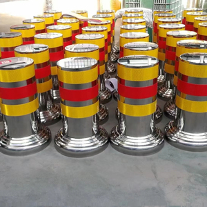 KAIPENG Marke Edelstahl Wasserdichte Warn säule Straßen pfahl Reflektierende Barrikade Beweglich Abnehmbar Fest Tragbar - Product Image 5