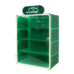 CBD hiển thị atomizers rõ ràng 3 Tier Acrylic Trophy hiển thị trường hợp với khóa rắn lucite Collectible memorabilia hiển thị hộp - Product Image 2