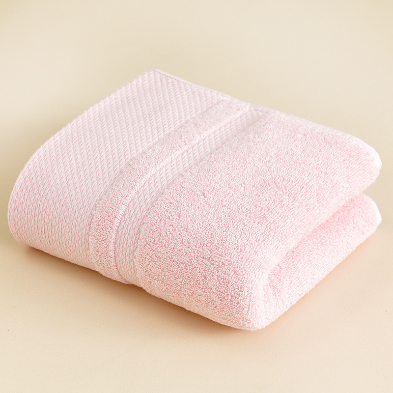 ผ้าขนหนู Diamond-120g สีชมพูอ่อน