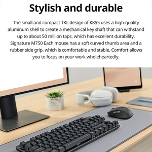 100% Original Logitech MK855Wireless <strong>Bluetooth</strong> <strong>Keyboard</strong> and Mouse Set <strong>Keyboard</strong> Mechanical <strong>Keyboard</strong> With Unifying Receiver - Product Image 4