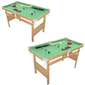 Tùy chỉnh <span class=keywords><strong>3ft</strong></span> gấp bida hồ bơi bảng xách tay và tiết kiệm không gian Mini bi-a cho giải trí - Product Image 6