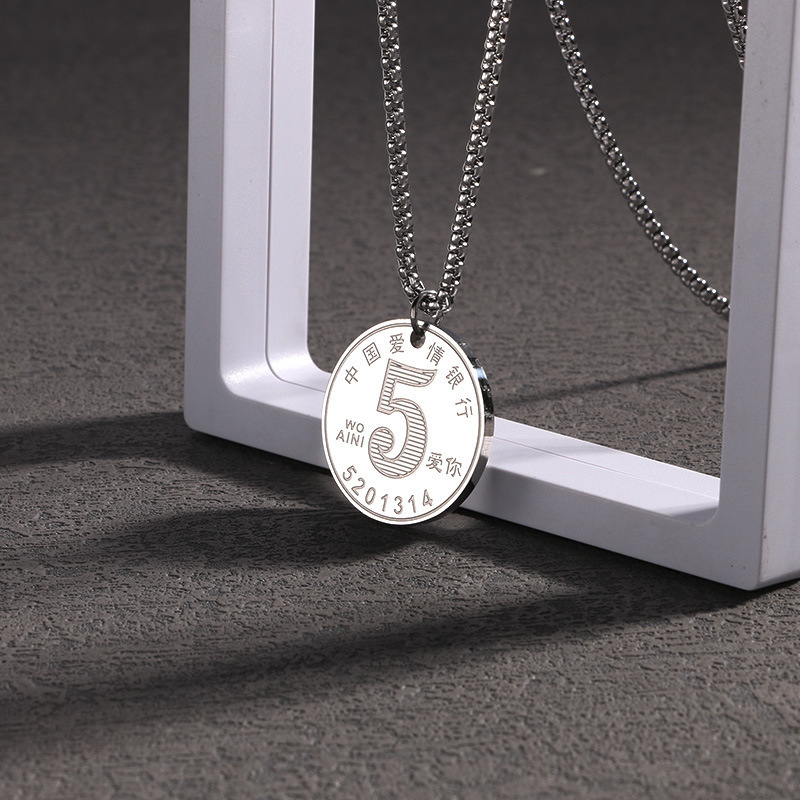 silver I love you coin