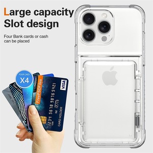 ราคาโรงงานโปร่งใสสำหรับ iPhone 14 15 16ฝาครอบป้องกันการตก15PROMAX ชุดฝาพับเบียร์โทรศัพท์มือถือสำหรับ Apple - Product Image 2