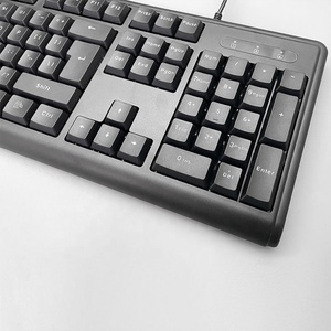 Hot Selling Classical USB Wired Ergonomic <strong>Keyboard</strong> 104 Keys Customized Office <strong>Keyboard</strong> K-204X, OEM Language Logo Color Packing - Product Image 5
