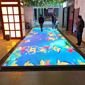 P3.91 sàn tương tác LED Dance Panel hiển thị thang máy và cửa hàng bán lẻ sử dụng gạch màn hình gạch LED hiển thị - Product Image 3