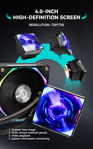 Gt120 Ls Argb Liquid Cpu Koeler 200W Tdp 120Mm Radiator Keramische Lagerpomp Voor Intel Lga 1700 1851 Amd Am4 Am5 Sockets - Product Image 4