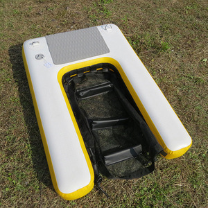 KEAYEE Inflatable Pup Plank Dog <strong>Ramp</strong> Dock Customized Size <strong>Mesh</strong> Bottom Floating Ladder Inflatable Water <strong>Ramp</strong> for Dogs - Product Image 6