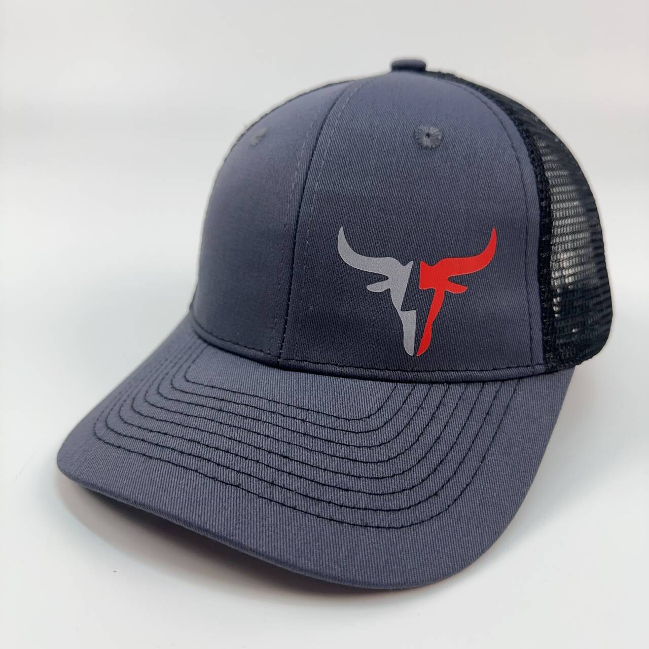 Bull's head gray-black