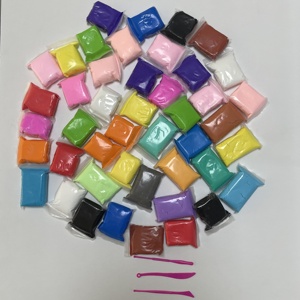ชุดดินเหนียวทำมือสำหรับเด็กรุ่นเบาพิเศษแห้งแบบนุ่มพิเศษ12สี - Product Image 4