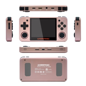 Cheapest 64 bit 3.5 zoll bildschirm anbernic handheld-game-spieler spielkonsole retro handheld mini spiel RG350M