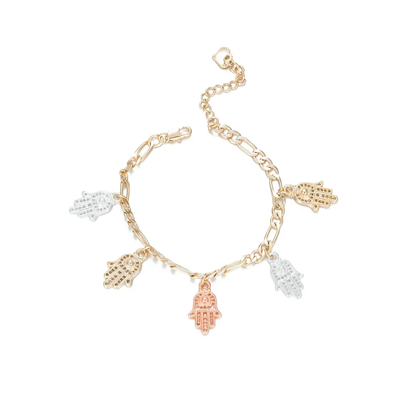 Pulseira religiosa, moda católica cristal de palmeira