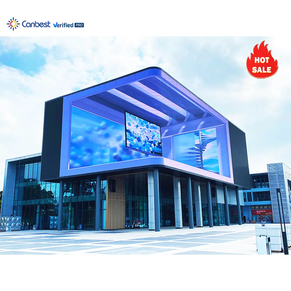 Pantalla 3D Publicidad dış reklam Led duvar 5D ekran paneli Billboard ekran 3 D Video formatı oyna sanal Gigante De