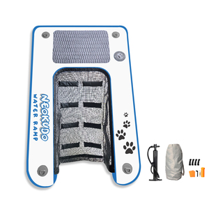 Inflatable Pup Plank Dog on Water Dog Dock <strong>Ramp</strong> Customized Size <strong>Mesh</strong> Bottom Floating Ladder Platform Inflatable Dog Water <strong>Ramp</strong> - Product Image 1