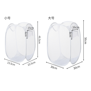 Có thể gập lại Pop Up lưới giặt giỏ Hamper Túi bin gọn gàng quần áo lưu trữ - Product Image 3