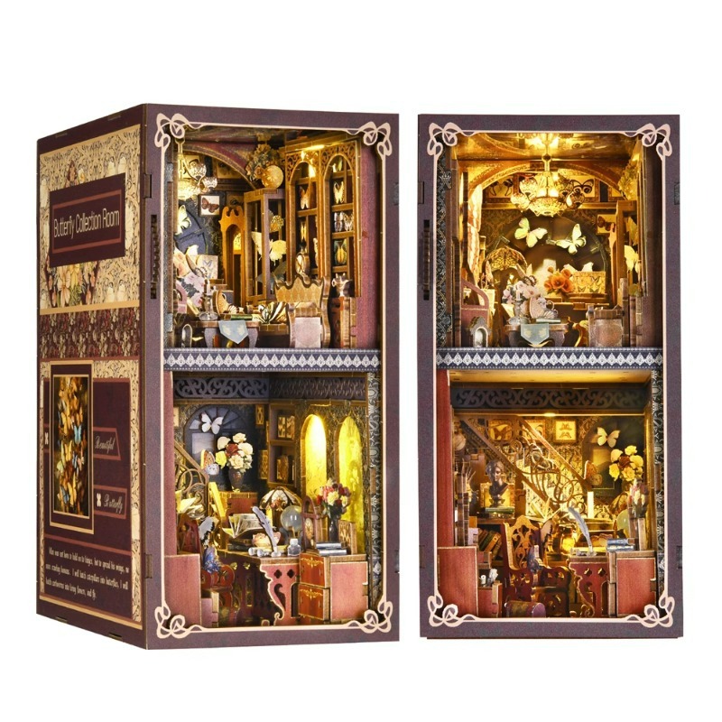 Sala de colección de mariposas
