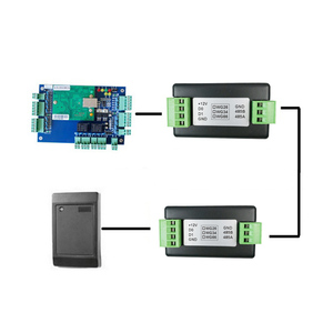 Lettore di tastiera RS485 per il controllo di accesso biometrico Wiegand 26/34/66bit convertitore di comunicazione per essere collegato Controller di accesso - Product Image 1