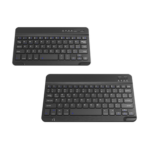 Teclado Bluetooth 5,2 tableta Linda teclado Bluetooth ligero Delgado Mini teclado Bluetooth púrpura para tableta 8,7 teléfono inteligente ipad