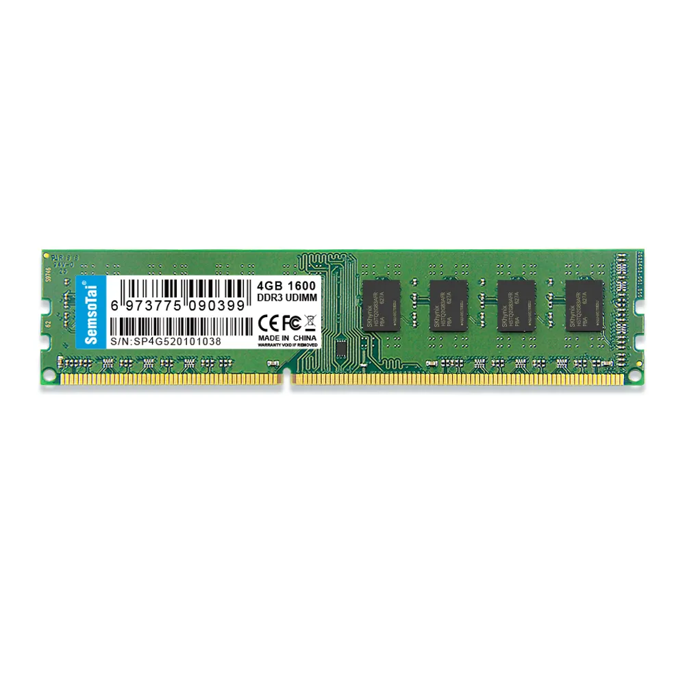 SemsoTai DDR3 2GB 4GB 8GB 1333MHz/1600MHz de memoria RAM para pc3-12800 para escritorio 100% compatible