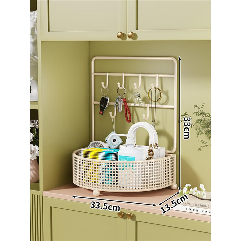 Estilo de escritorio regular semicircular blanquecino