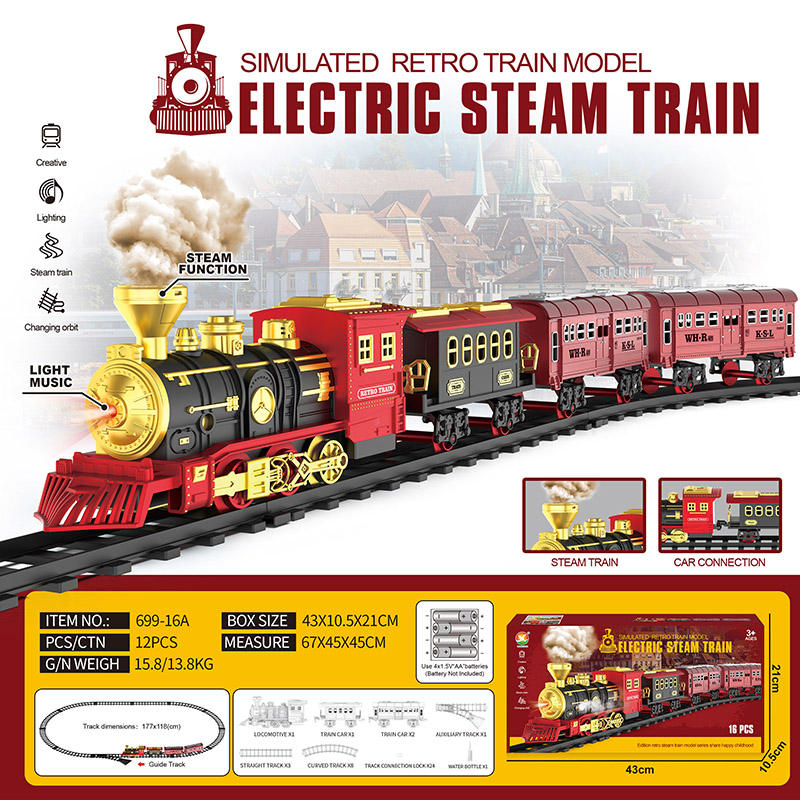 699-16A (4*AA 3 Carros 1 Pulverizador de Niebla)