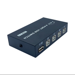 SYONG 4 Port Usb2.0 Switch 4 <strong>Computers</strong> Share a <strong>Printer</strong> Fast Switching Plug and Play No Need to Install Driver - Product Image 1
