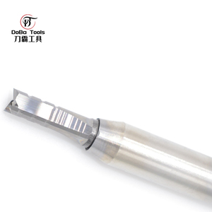 TCT直刳刨机钻头TCT 3槽直铣刀1/2柄数控木工刀具