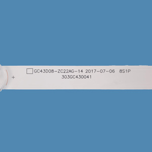 バックライトLEDテレビGC43D08-ZC22AG-14 UA43NU6900用UA43NU6000JUN43J5202 UN43J5200AFテレビ用LEDバックライトストリップ - Product Image 3