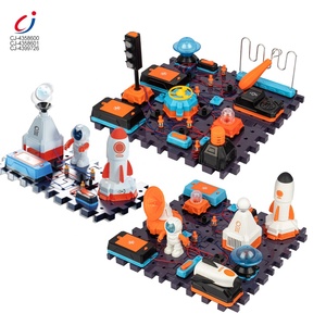 成基diy 3d教育拼盘拼图积木杆玩具电动科学教学积木 - Product Image 1