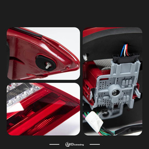 2007-2013 C-Class w204 đuôi đèn lắp ráp phong cách ban đầu LED phanh ánh sáng màu đỏ ống kính cho phía sau sửa đổi cho mô hình mới - Product Image 2