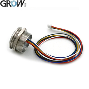 GROW R503-M22 DC3.3V 200 indicatore luminoso ad anello di capacità LED Control Round Fingerprint Module Scanner per controllo accessi Arduino