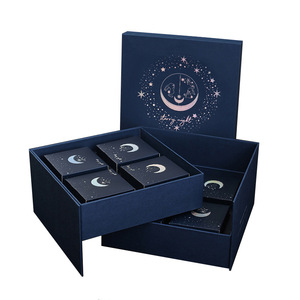 Customized Creative Rotating Packaging <strong>Box</strong> 6 Pieces 8 Pieces Portable Handheld Folding <strong>Box</strong> square Double-layer Present Gift <strong>Box</strong> - Product Image 1