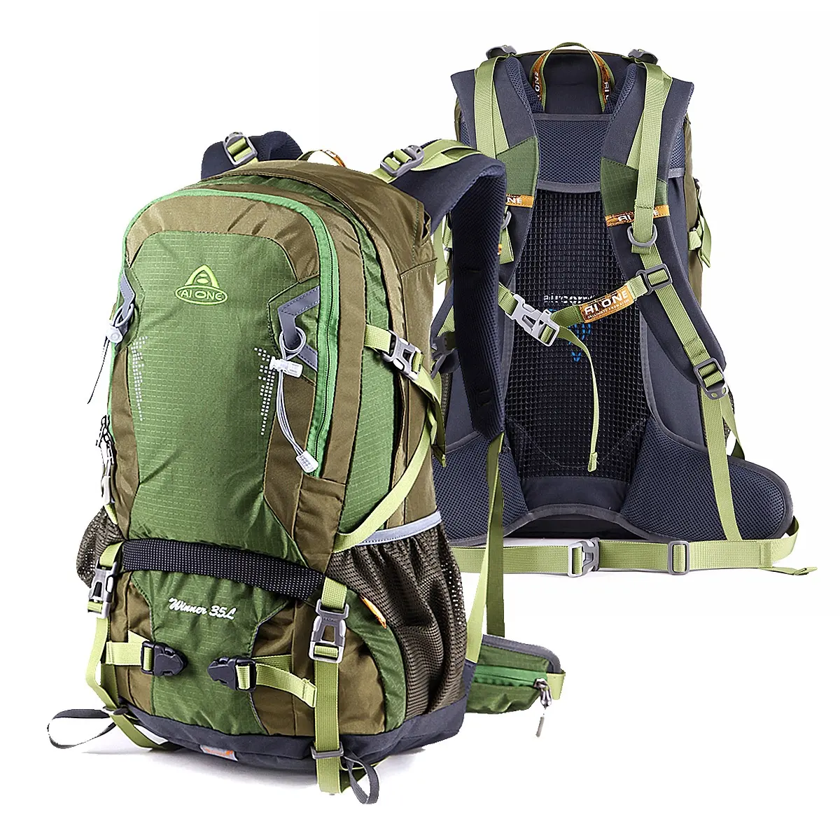 Zaini da trekking zaino moda all'ingrosso personalizzato di grande capacità borsa da arrampicata Unisex in Nylon resistente